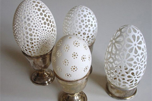Nghệ thuật điêu khắc trên vỏ trứng