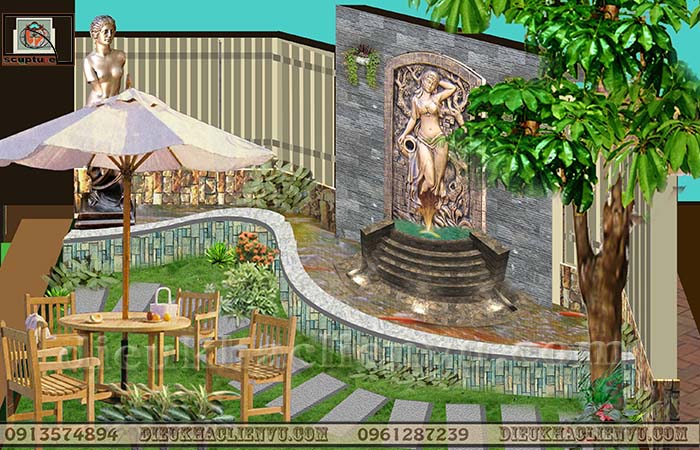 Thi công tranh phù điêu trang trí