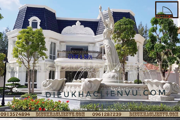 Thiết kế, thi công đài phun nước phong cách châu Âu