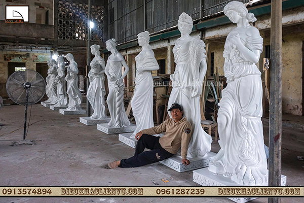 Điêu khắc Liên Vũ- sản xuất và cung cấp tượng cô gái đẹp