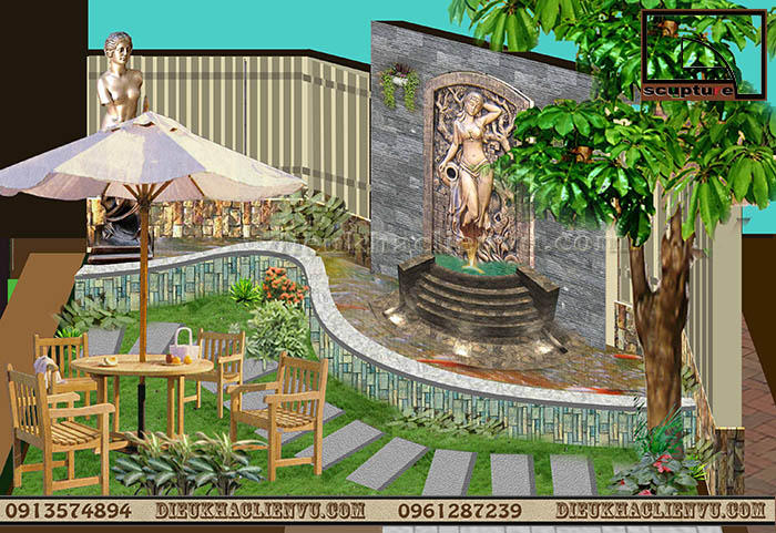 Thiết kế cảnh quan dự &aacute;n s&acirc;n vườn chuy&ecirc;n nghiệp