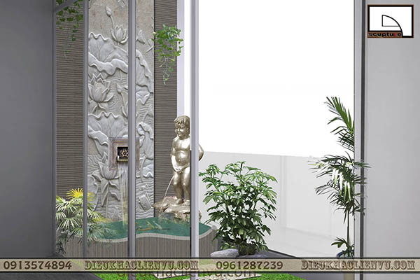 Tiểu cảnh ban c&ocirc;ng l&ocirc; gia