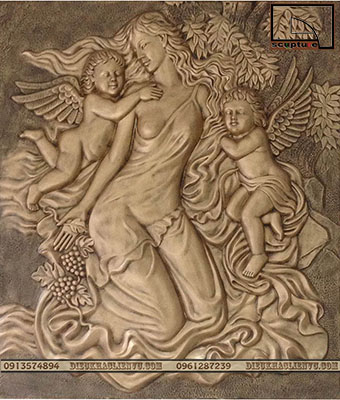 Phù điêu hoa văn châu Âu hiện đại