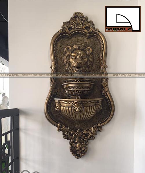 Tiểu cảnh ban công mặt sư tử trang trí