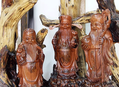 tượng điêu khắc phúc lộc thọ