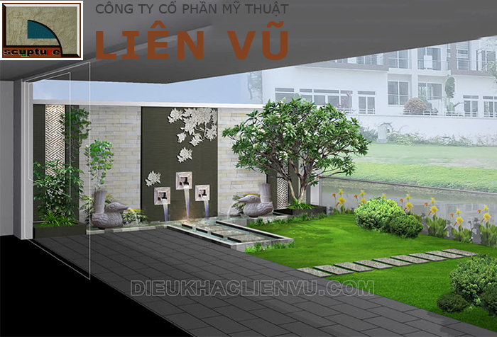 Bản thiết kế cảnh quan dự án sân vườn nhỏ