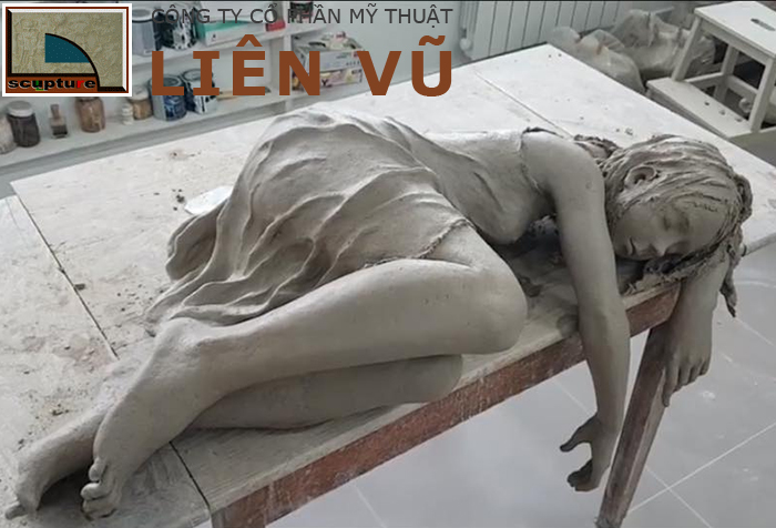 Bán tượng cô gái composite đẹp