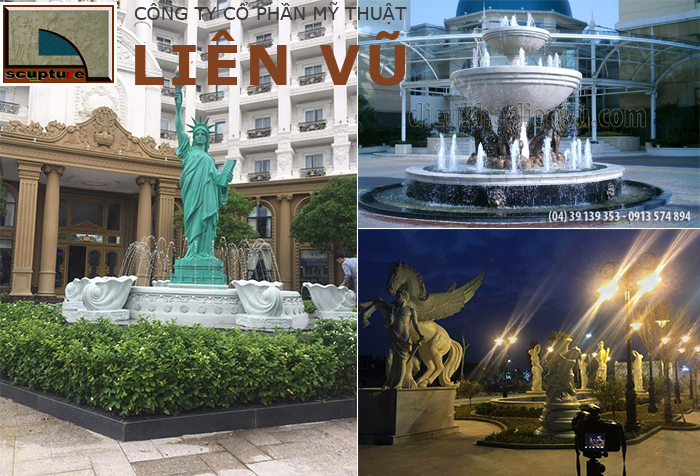 Các kiểu đài phun nước cảnh quan vô cùng đa dạng