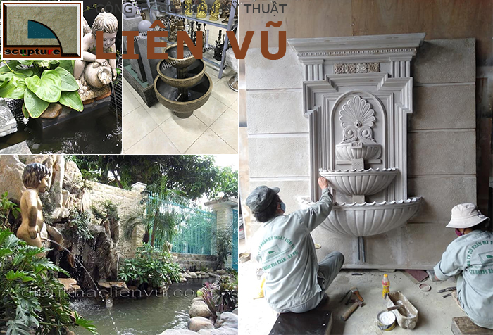 Các thiết kế đài phun sân vườn hiện nay vô cùng đa dạng