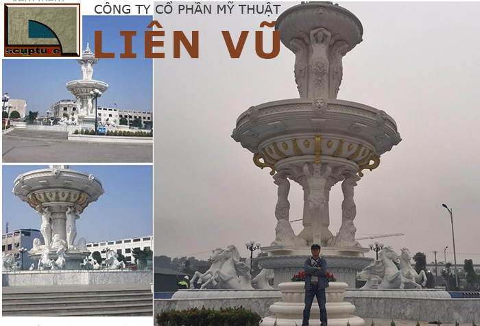 Cảnh quan dự án điêu khắc do Liên Vũ thiết kế, thi công