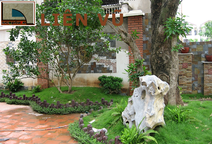 Cảnh quan dự án sân vườn nhỏ hoàn thiện