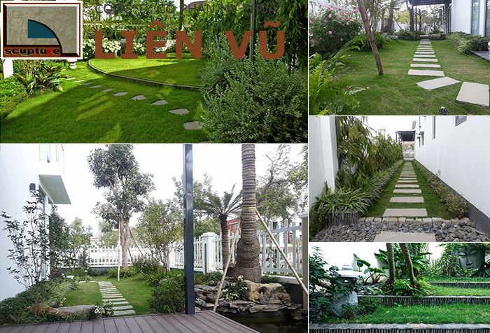Cảnh quan sân vườn đẹp, độc, hiện đại