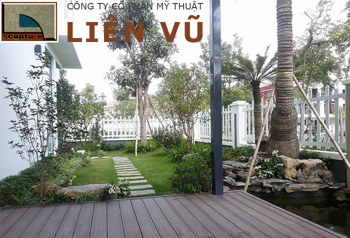 Cảnh quan sân vườn đẹp với sự kết hợp của 5 yếu tố ngũ hành