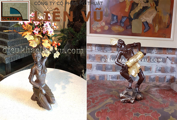 Chất liệu composite giúp việc điêu khắc tượng nhỏ đơn giản, nhanh và chính xác hơn