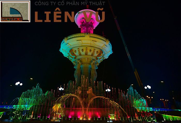 Công trình đài phun nước cảnh quan công nghệ cao