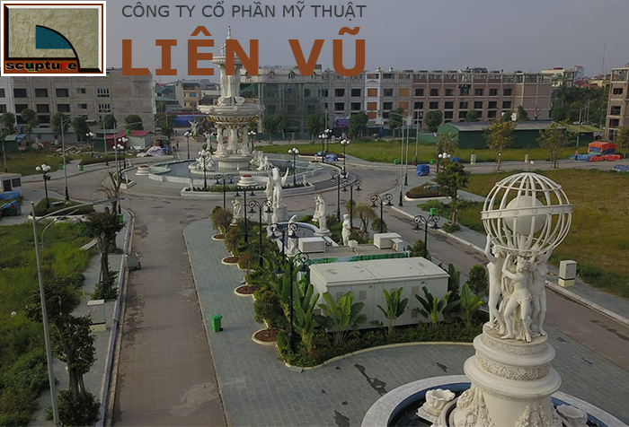 Công trình đài phun trong dự án cảnh quan