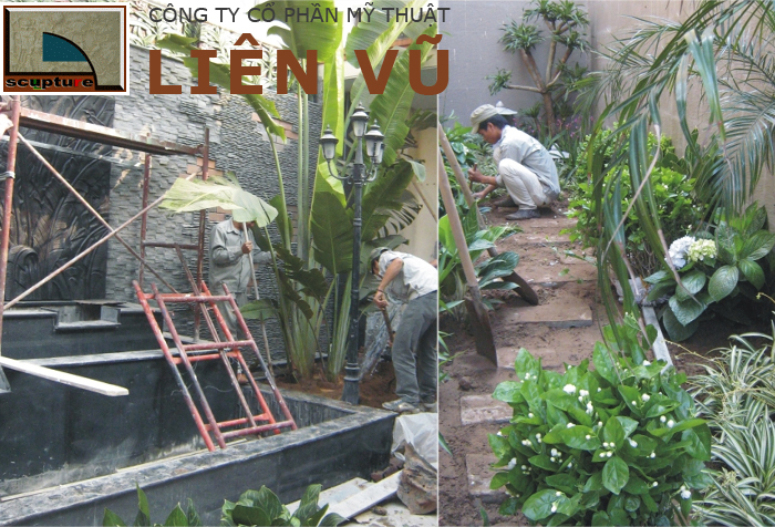 Cung cấp vật liệu, thi công cảnh quan vườn đẹp