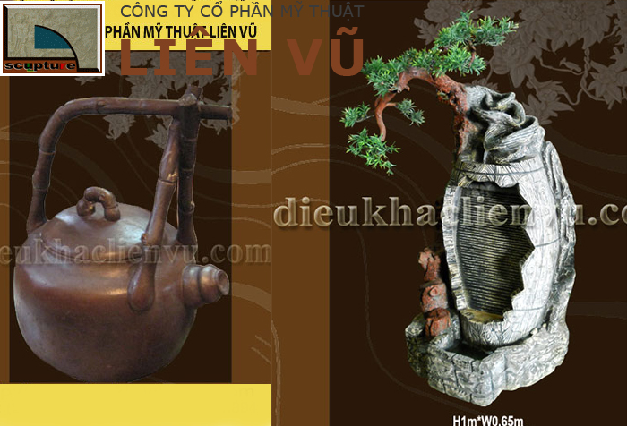 Đài nước bằng gốm