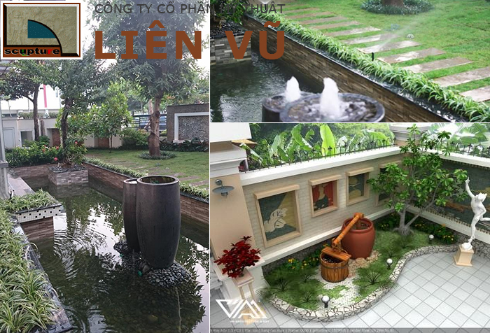 Đài phun nước bằng gốm