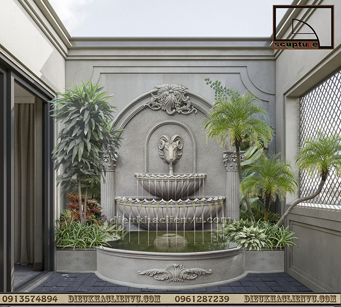 Thiết kế đ&agrave;i phun đơn giản nhưng mang nhiều &yacute; nghĩa