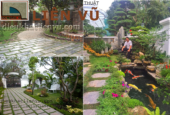 Đảm bảo độ thông thoáng khi thi công tiểu cảnh sân vườn