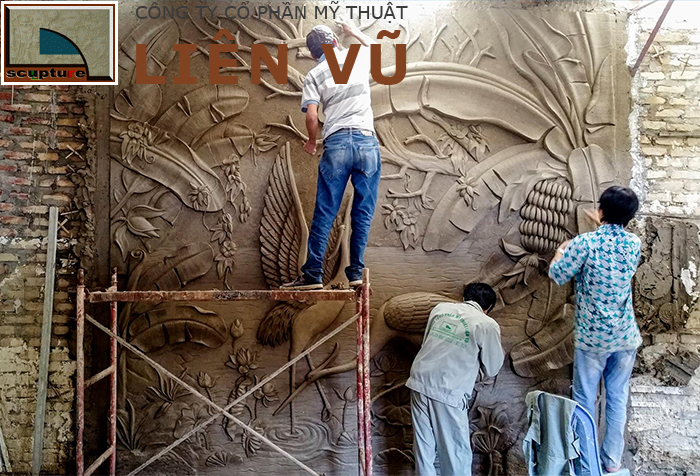 Đắp tranh phù điêu nghệ thuật
