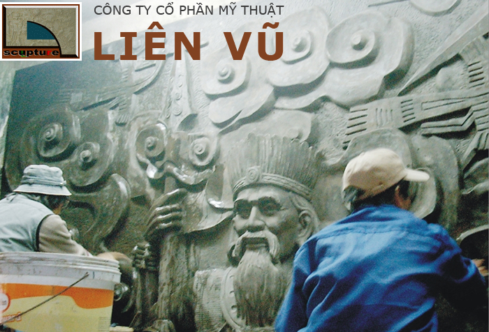 Để có một bức phù điêu đẹp đòi hỏi rất nhiều công sức