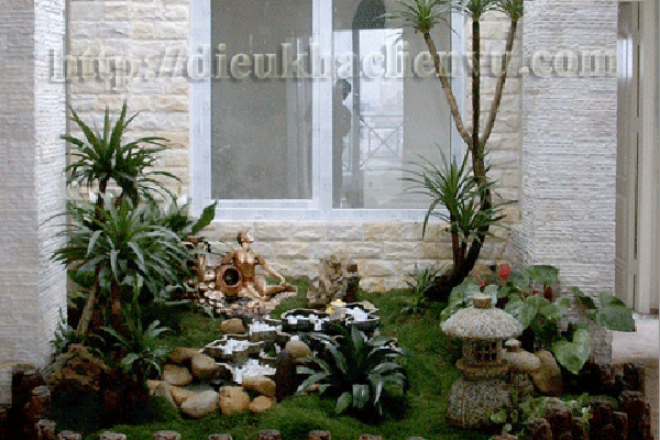 Tác dụng của đèn trong tiểu cảnh