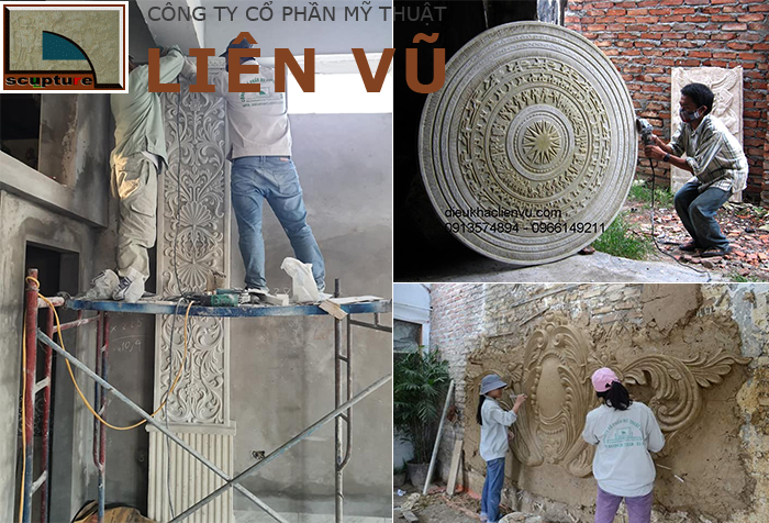 Điêu khắc Liên Vũ- chế tác sản xuất và cung cấp phù điêu châu Âu đẹp
