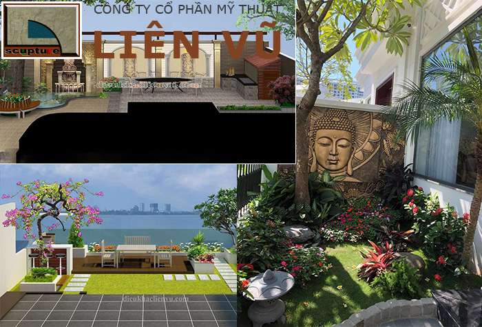 Điêu khắc Liên Vũ cung cấp dịch vụ thiết kế và thi công cảnh quan trọn gói