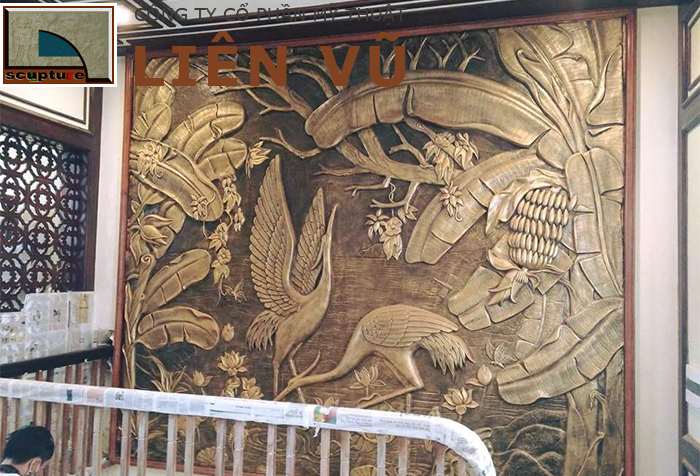 Điêu khắc Liên Vũ- điêu khắc phù điêu composite nghệ thuật