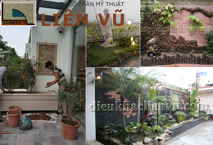 Điêu khắc Liên Vũ-điêu khắc ứng dụng trang trí sân vườn chuyên nghiệp