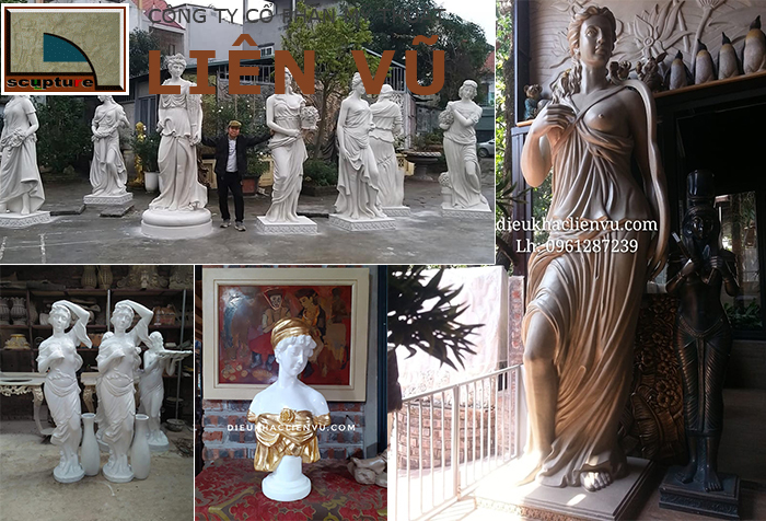 Điêu khắc Liên Vũ- sản xuất, cung cấp tượng cô gái châu Âu đẹp