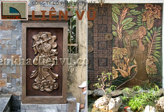 Điêu khắc Liên Vũ- sản xuất, cung cấp và thi công phù điêu cô gái đẹp