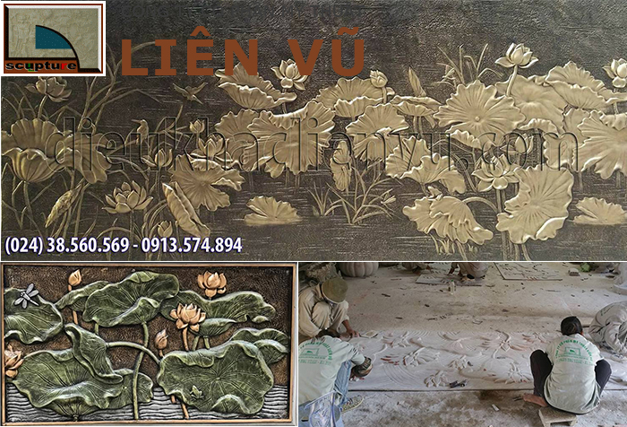 Điêu khắc Liên Vũ- sản xuất, cung cấp và thi công trang trí nội ngoại thất cùng phù điêu