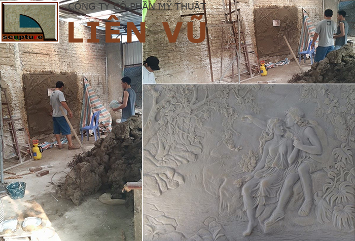 Điêu khắc Liên Vũ, sản xuất tranh phù điêu đắp nổi chất lượng