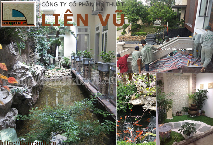 Điêu khắc Liên Vũ- thi công tiểu cảnh chuyên nghiệp, chất lượng, giá rẻ