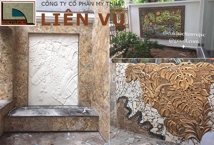 Điêu khắc Liên Vũ- thiết kế, thi công đắp phù điêu nghệ thuật trang trí