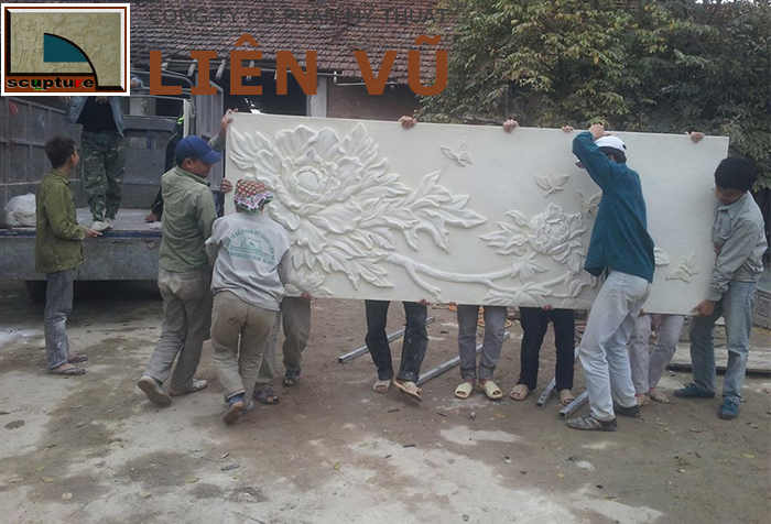 Điêu khắc Liên Vũ- thiết kế, thi công phù điêu sân vườn
