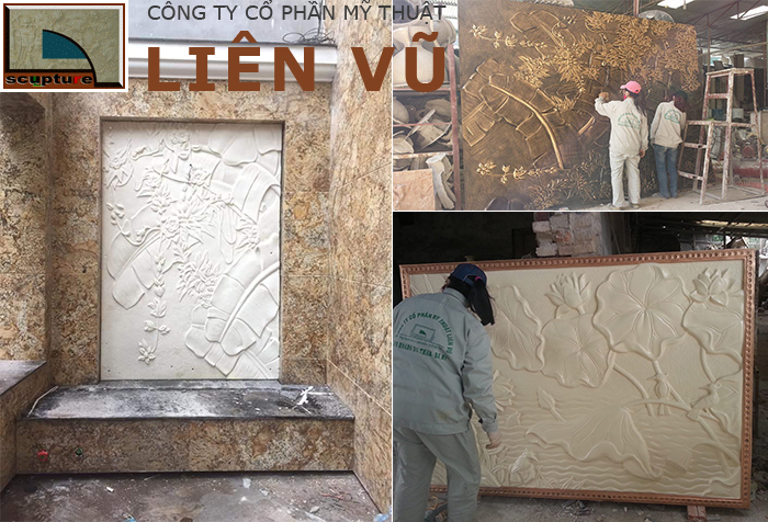 Điêu khắc Liên Vũ- trực tiếp sản xuất, cung cấp và thi công tiểu cảnh cùng phù điêu