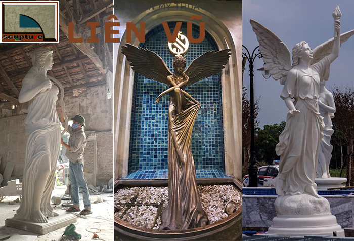 Điêu khắc Liên Vũ- trực tiếp sản xuất, cung cấp tượng cô gái điêu khắc mẫu mã đa dạng