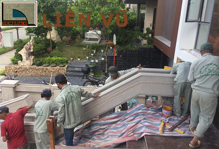 Đội ngũ thi công nhiệt huyết, chuyên nghiệp của Liên Vũ