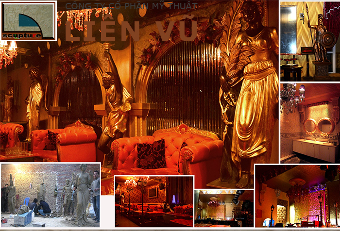 Dự án điêu khắc nội thất quán karaoke