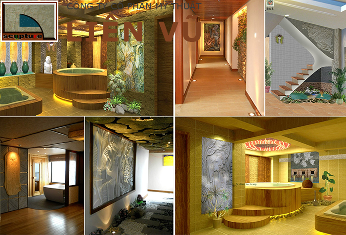 Dự án điêu khắc nội thất spa