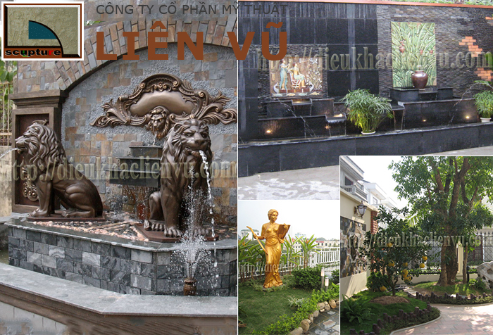 Dự án điêu khắc trong sân vườn