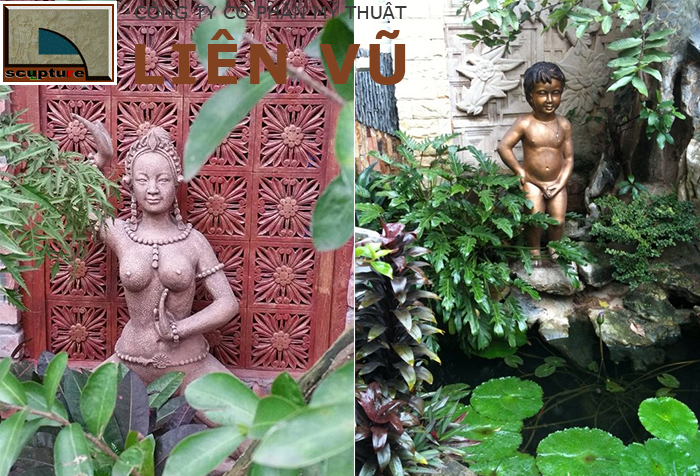 Dự án điêu khắc tượng cho góc nhỏ sân vườn