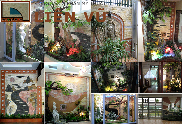 Gợi ý thi công tiểu cảnh nội thất đẹp, tốt cho phong thủy