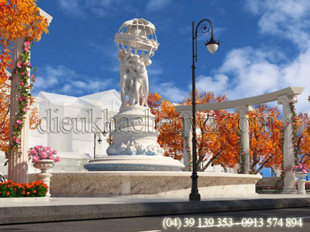 Điêu khắc đài phun nước