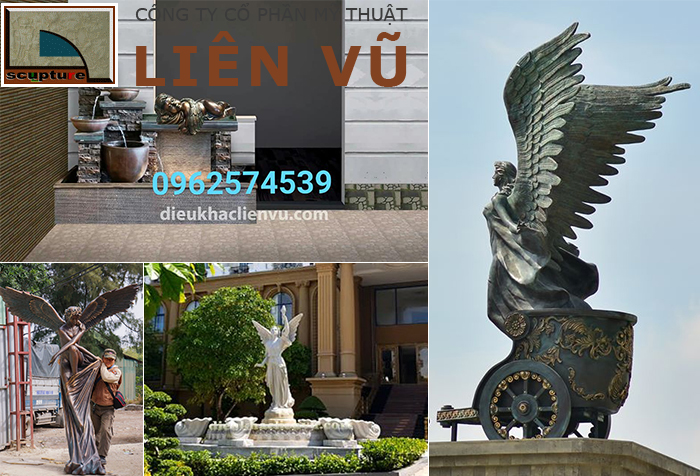 Hình tượng thiên thần có cánh với nhiều tạo hình khác nhau