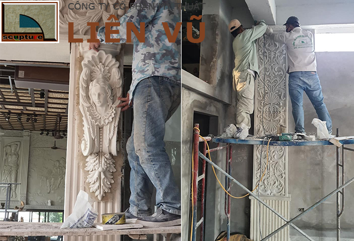 Hoa văn phù điêu châu Âu